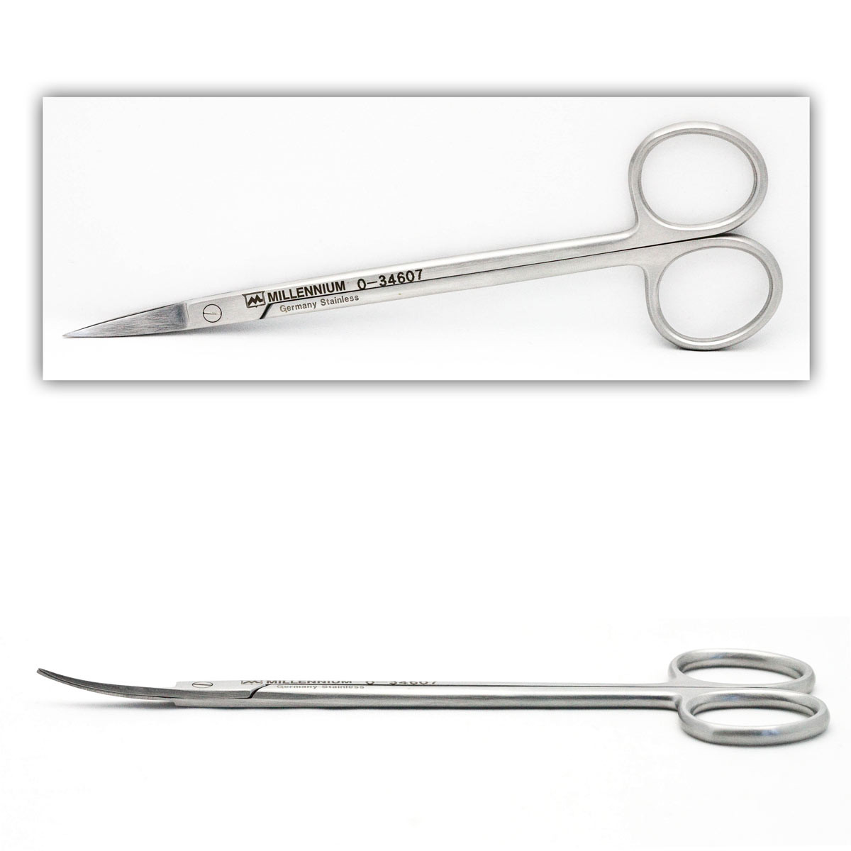 Kelly Scissors 6 1/4In Cvd S/S Smooth | 0-34607 - Millennium Surgical