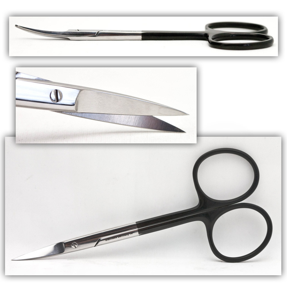 Iris Supercut Scissors Curved 115Mm | 0-35460 - Millennium Surgical