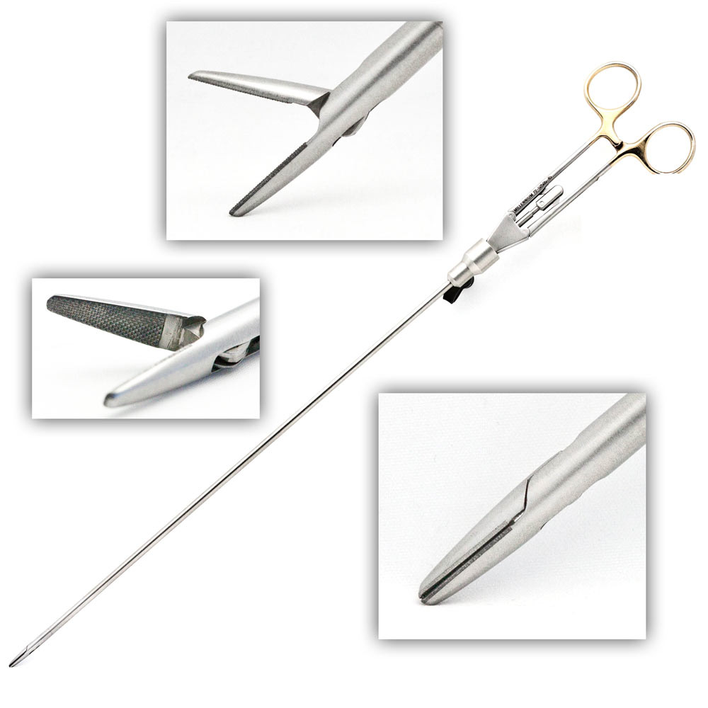 Lap Needle Holder W/Ratch In Line Hnd Tc Jaw | 72-5250545
