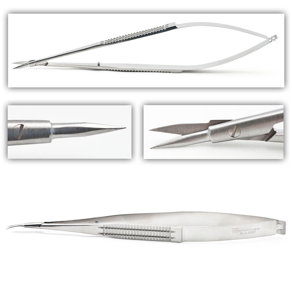 Micro Scissors 6,25In Ss Cvd Vannas Tip | 85-SL20031 - Millennium