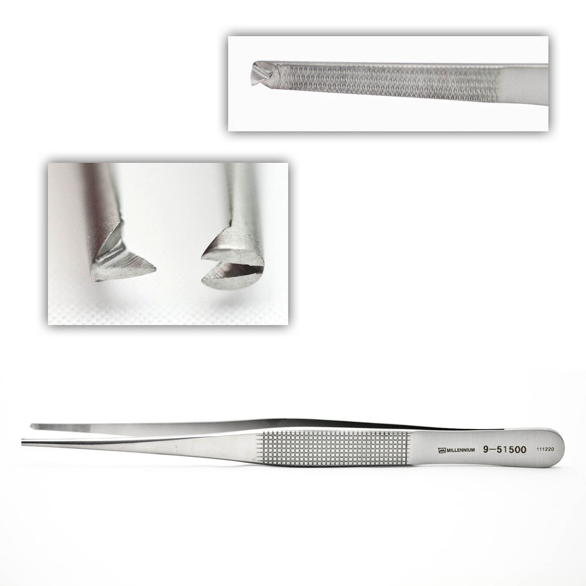 D'Errico Tissue Forceps Str 7.25In 1X2 Teeth | 9-51500