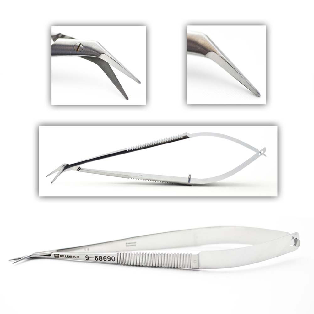 Arteriotomy Scissors Flat Handle 60 Deg Ang | 9-68690 - Millennium