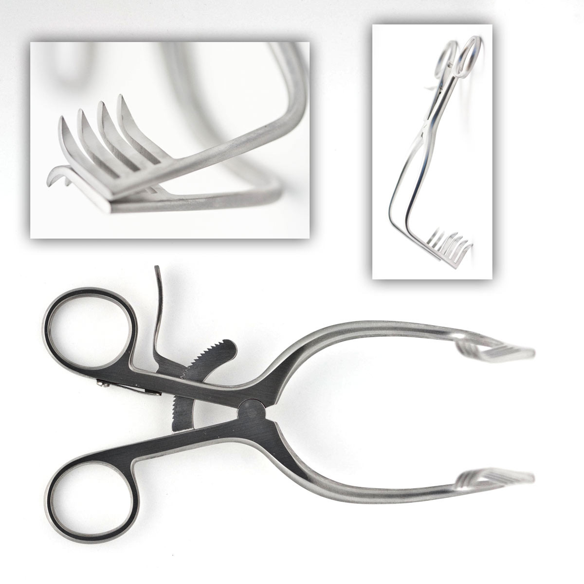 Beckman Sharp Instrument Orthopedic Surgery Instrument Adson-Beckman Spinal Retractor - 4 X 4 ...