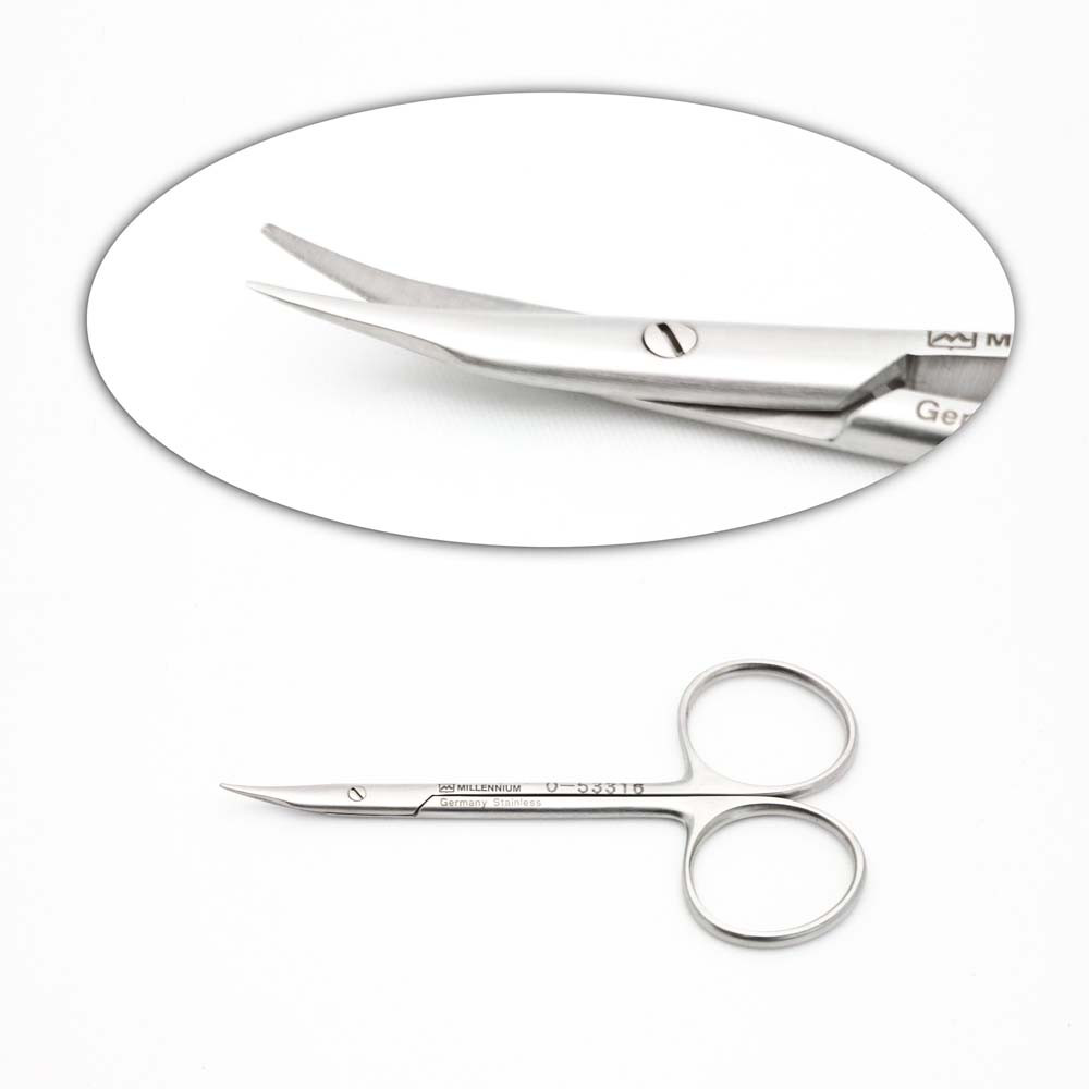 Gradle Scissors 3 3/4In Cvd. Sharp Tips | 0-53316 - Millennium