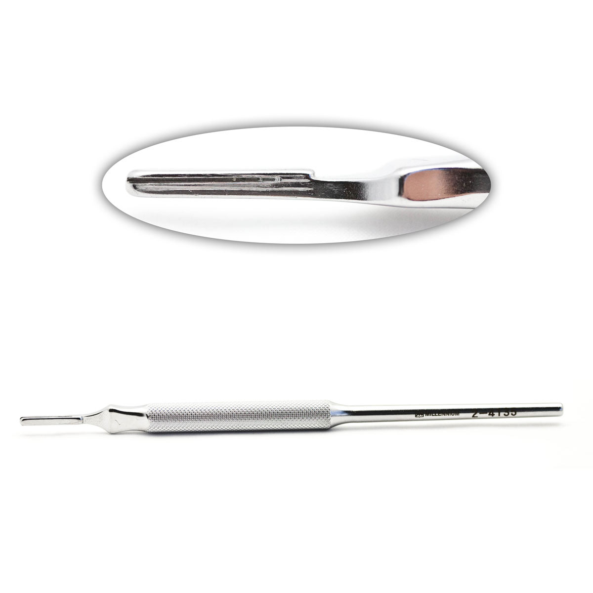 Corwin Knife Handle Round Serr 5.5 | 816350 - Millennium Surgical