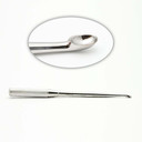 Spinal Fusion Curette 11In Str #4 Knurled