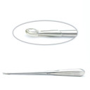 Brun Curette 9In Hollow Hdl Str Oval #000000