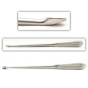 #6 Flat Back Spinal Cur. 9In Hollow Hndl Str