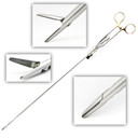Lap Needle Holder W/Ratch In Line Hnd Tc Jaw