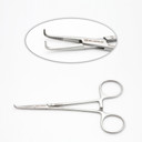 Mixter Forceps Delicate Jaws Curved 5 1/4In