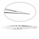 Castroviejo Suture Forceps 12Mm W/ 3 Hole Hndl