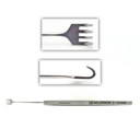 Rollett Retractor 4 Prongs Sharp 5.25In