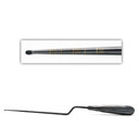 Bone Curette Forward Straight 1.8 Millimeter Cup Ebonized