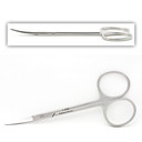 Scissors Iris Knapp Curved Sharp/Sharp