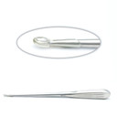 Brun Curette 9 Inch Hollow Handle Straight Oval #2