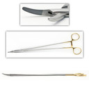 Tc Heaney Needle Holder 12In Curved Serrated