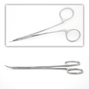 Vascular Diss Forceps Curved .5Mm Tip 14.5Cm