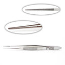 Serrated Str Dressing Forceps Del. | 3-1400