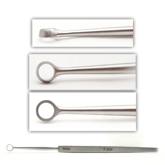 Fox Curette 5 1/2In 5Mm Round