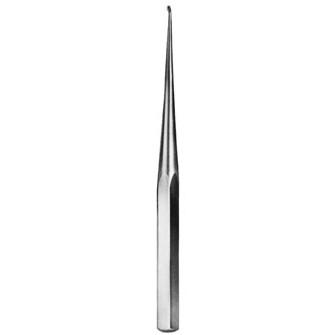 Brun Curette 9In Hex Hdl Ang Oval #1