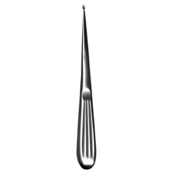 Brun Curette 7In Hollow Hdl Str Oval #5