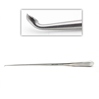 Spinal Fusion Curette 12In Size 00000 Angled