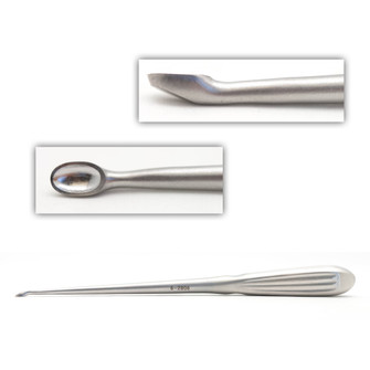 #2 Flat Back Spinal Cur. 9In' Hollow Hndl Str | 331063