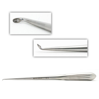 6-0 Flat Back Spinal Cur 9Inhollow Hndl Ang40