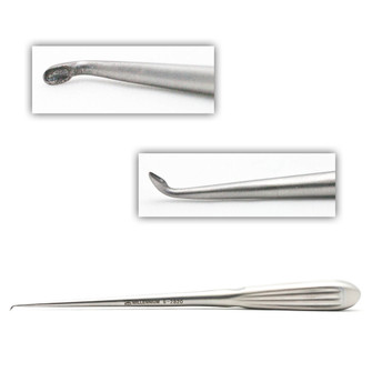 5-0 Flat Back Spinal Cur 9Inhollow Hndl Ang40 | 336177