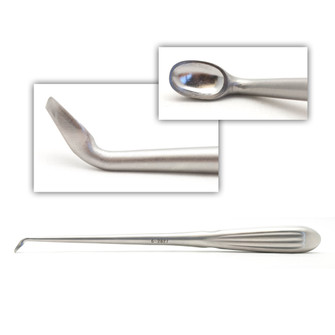 #3 Flat Back Spinal Cur 9In Hollow Hndl Ang40 | 338733