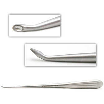 3-0 Flat Back Spinal Cur 9''Hollow Hd Rev Ang