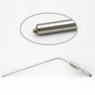 Frazier Suction Tube, Angled 9fr, TL180mm WL140mm(5 1/2"), OL209mm(8 1/4")