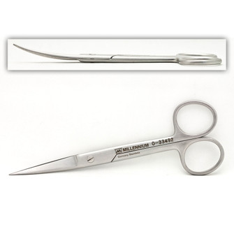 Metz Scissors Curved S/S Blades 7In | 10-101259 - Millennium Surgical