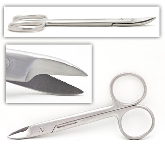 Wire Cutting Scissors 106 Mm Curved