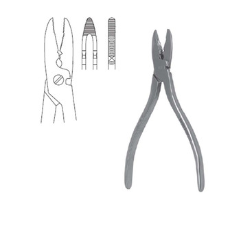 Wire Bending Pliers W/Cutter 6In Tc | 81.332