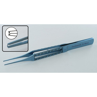 Forceps Suturing Castroviejo 0.5Mm Standard L