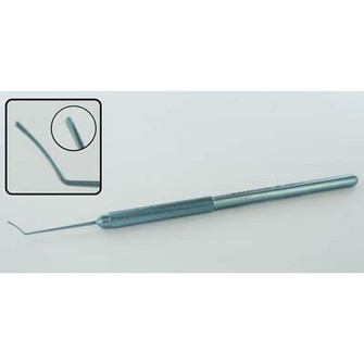 Spatula 0.5Mm Grooved Tip Ang Shaft Tiechmann