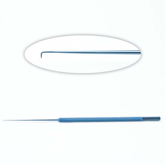 Weiss Retina Pick 90Deg Long Titanium