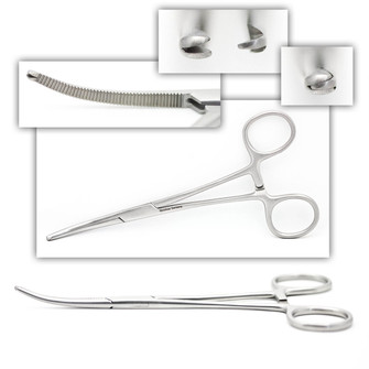 Roch-Ocssner Forceps 1X2 Teeth 6.25In Cvd.