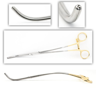 Hysterectomy/Oophorectomy S-Curved Clamp 11