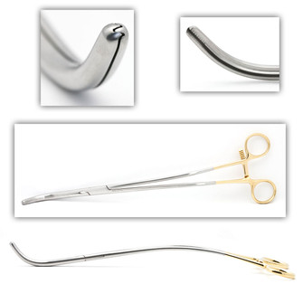 Hysterectomy/Oophorectomy S-Curved Clamp 13