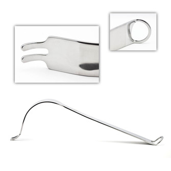 Narrow Double Prong Acetabular Retractor