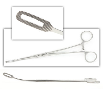 Javerts Placenta Fcps 9.5In Serrated Curved