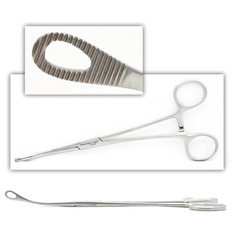 Laufe Polyp Forceps 7.75Om Curved Serrated
