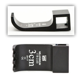 M-Black Wide Blades 3Cm (Pair) | 118-273 - Millennium Surgical