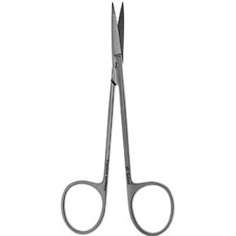 Fine Scissors 4 1/2In Str S/S Round Shank