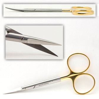 Iris Scissors Curved Tc 4.5In | 2-0705