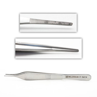 Micro Scss 15Cm Flat Handle Cvd Serrated Bld | 18-SDC15T