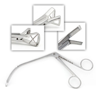 King Adenoid Punch Forceps # 1 Triangular Cvd | 1562906