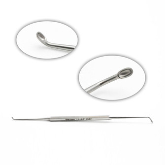 Sinus Curette Double End Strg Ang/Light Ang